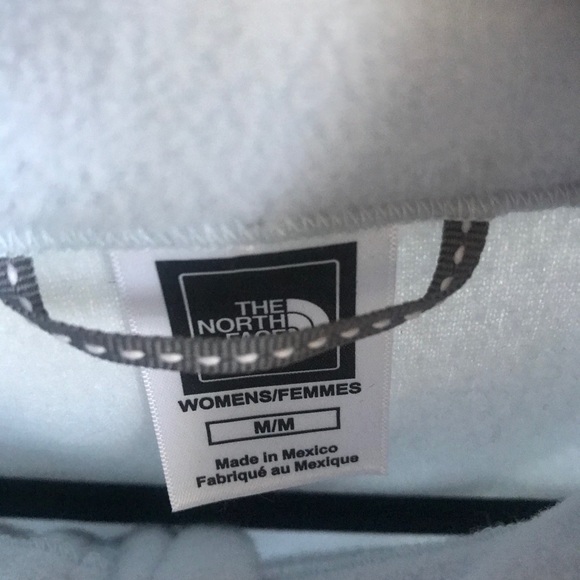 NORTHFACE Girls Light Blue Zip Up Polyester Jacket - Picture 8 of 9